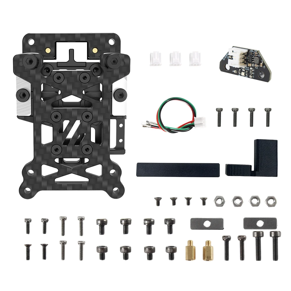 Fysetc-voron Cnc Suporte Tap Fibra de Carbono Resistência a Alta Temperatura Peso Leve 5v 24v para Trident 2.4 - Imagem 4