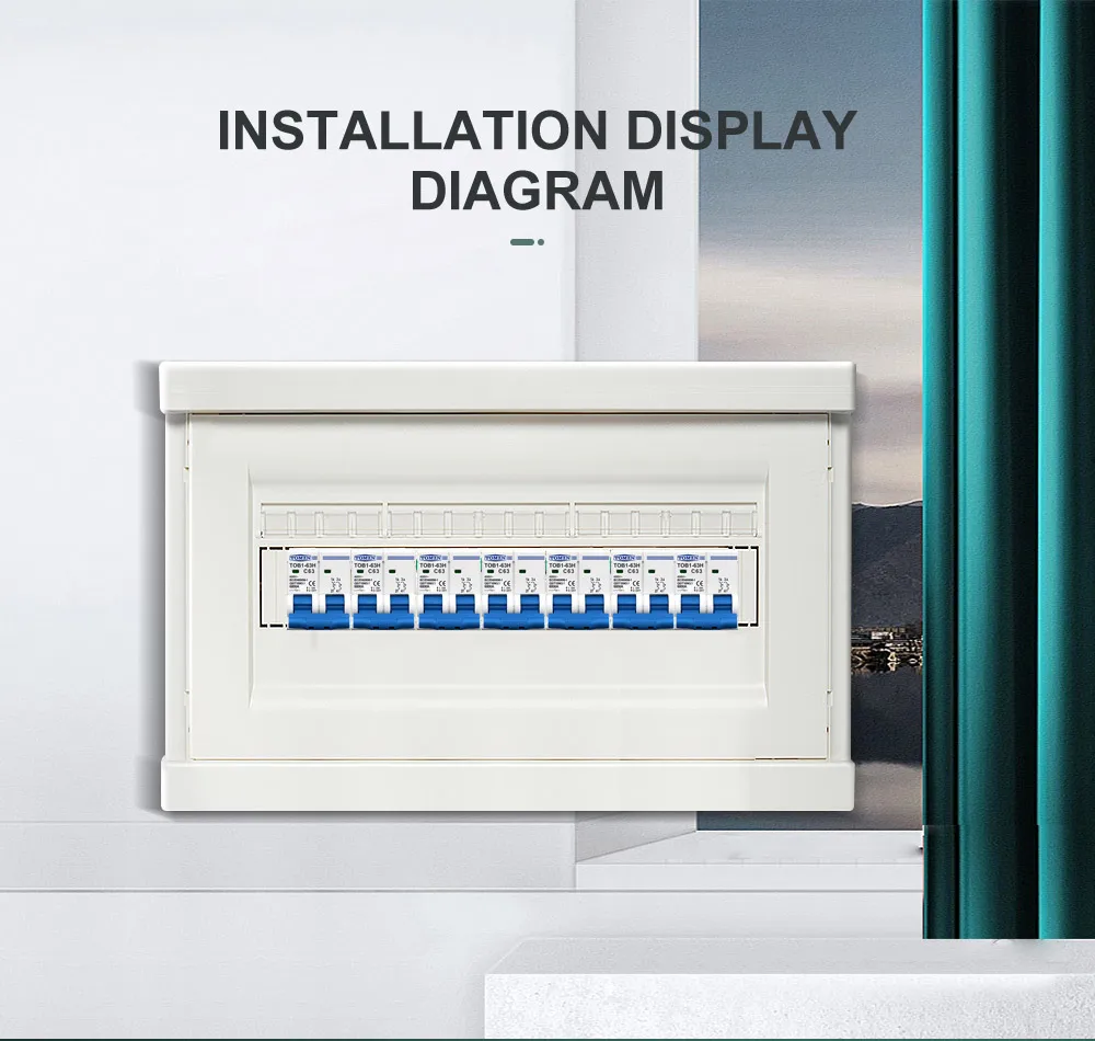 Single pole MCB size reference