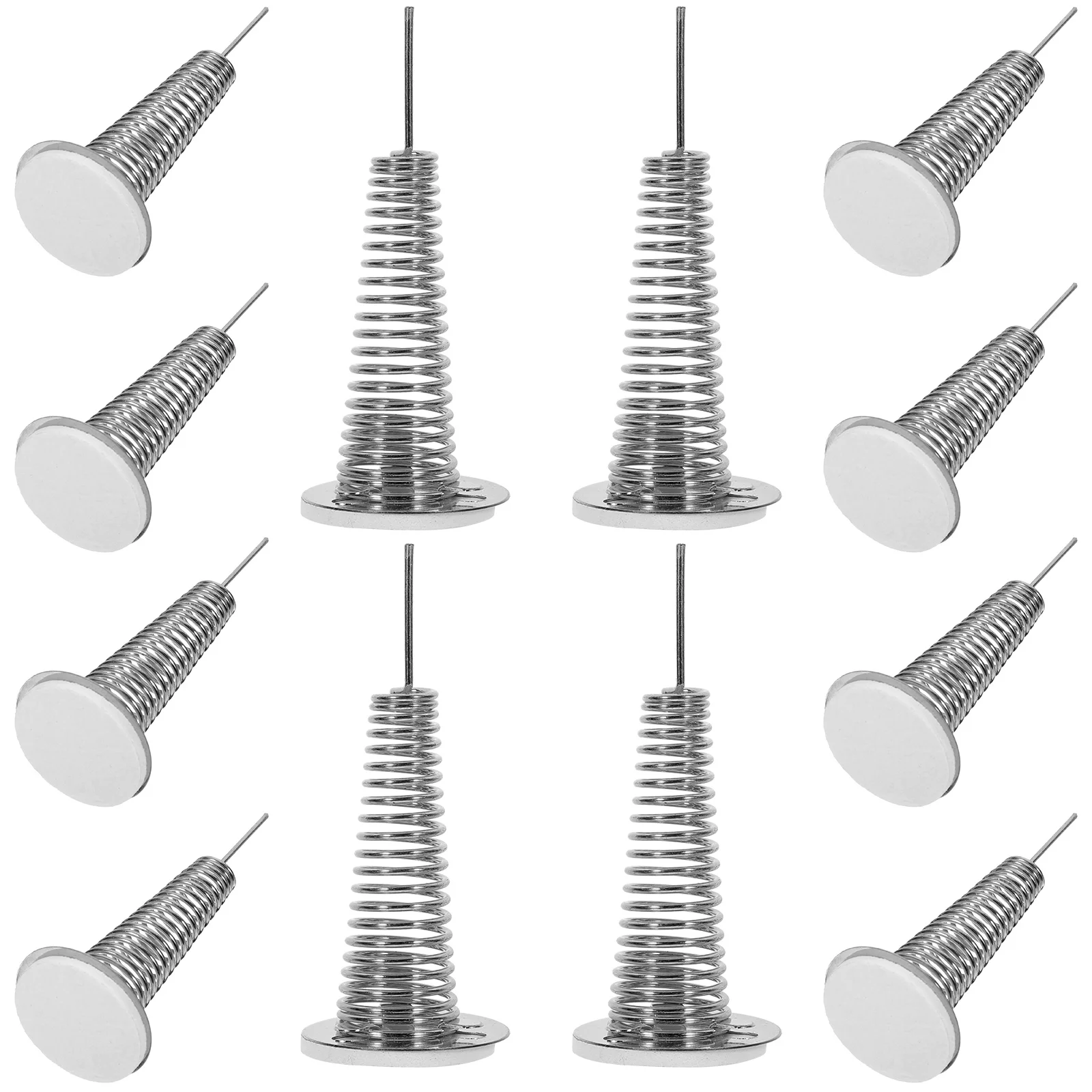 12 Pcs Dashboard Dancing Base Toy Spring for Car Bases Metal Accessories Clay Ornament