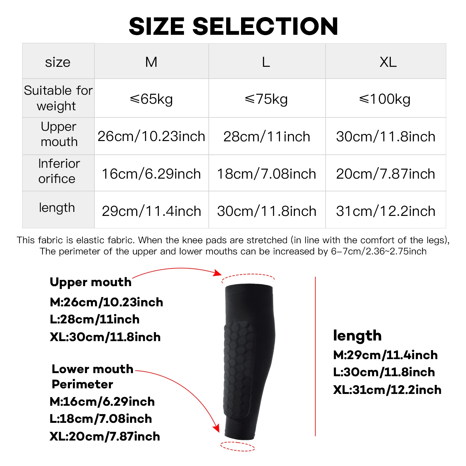 1 PC Leg Sleeves Shin Guards Shockproof Honeycomb Nylon Support Sock Shin Protector Soccer Gear Soccer Shields Sports Legging