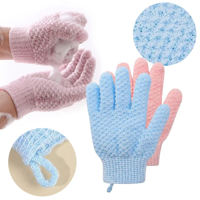 Guanti Esfolianti A Doppia Faccia, Scrubber Corpo, Guanto Esfoliante Bagno,  Guanti Bagno Esfoliare Corpo, Guanti Bagno Lavare Corpo, Asciugamano Pelle,  Spazzola Pulizia Profonda Pelle Morta - Accessori Bagno