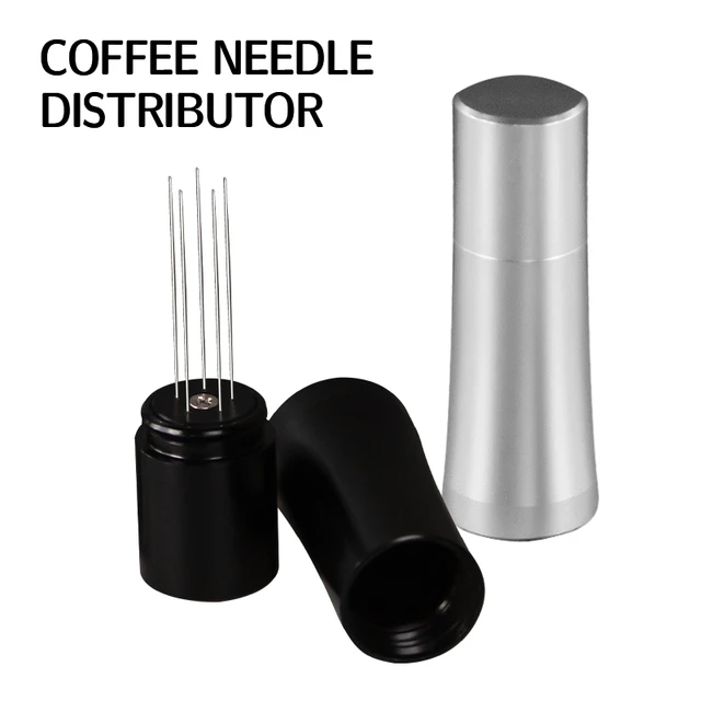 Coffee Powder Distributor, Needle Espresso Tamper Wdt Tool With Rotating  Handle For Coffee Powder Stirring Distribution Tool - Coffee Distributor -  AliExpress