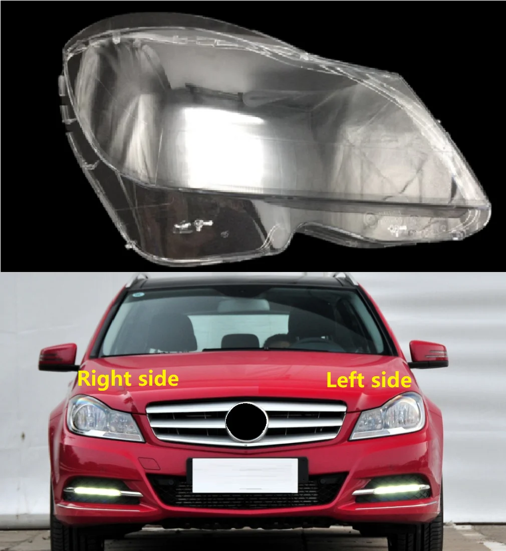 Car Headlight Cover For Mercedes Benz C class W204 C180 C200 C260 2011