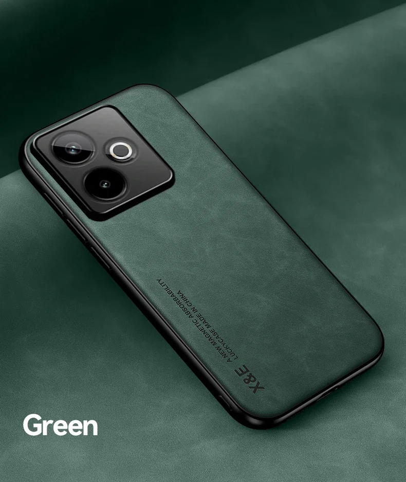 Magnetic Leather Texture Phone Case with Car Holder