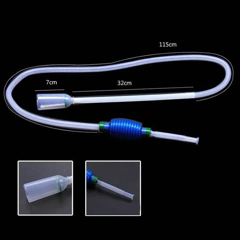 Aquarium Water Pump Aquarium Siphon Fish Cleaner Pump Tank Syphon Vacuum Semi-automatic Water Change Changer Gravel Water Pump Filter Accessories