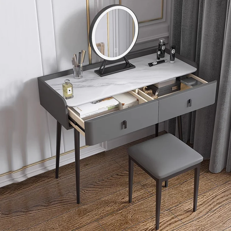 

Make Up Dressing Dressers Bedroom Mirror Computer Vanity Dresser Console Desk Drawers Modern Coiffeuse De Chambre Home Furniture