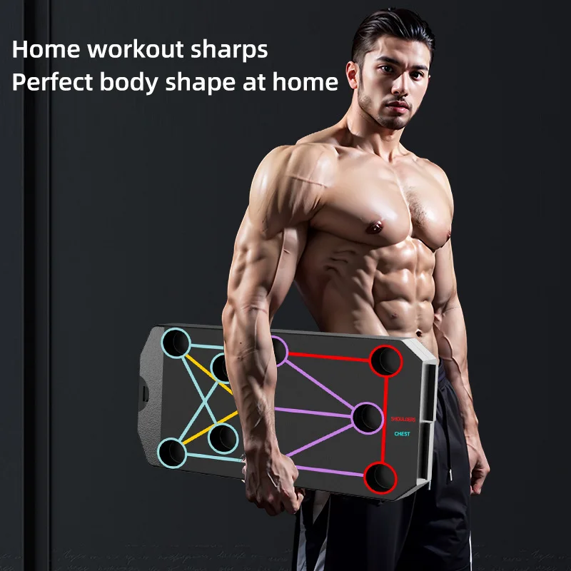 Olding Push-up Board Support Muscle Exercise Multifunctional Table Portable Fitness Equipment Abdominal Enhancement Support