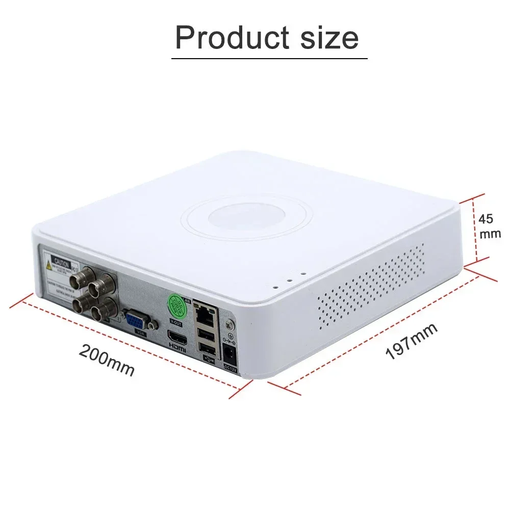 PEGATAH 5MP DVR 4/8 Channel CCTV AHD DVR AHD-N Hybrid DVR 5in1 Video Recorder For AHD TVI CVI CVBS Analog Camera IP Camera