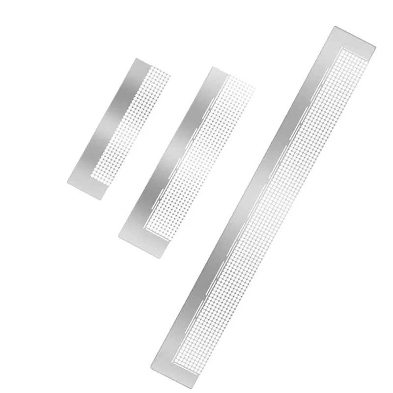 DIY Diamond Painting Steel Ruler Drawing Cross Stitch Tool Mesh Ruler Nano Drill Rhinestone Embroidery Point Drill Accessories