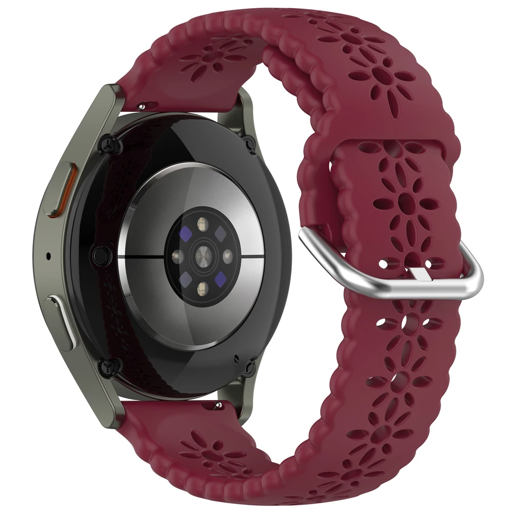 Premium 22mm Silicone Sport Watch Strap - Enhanced Comfort & Durability