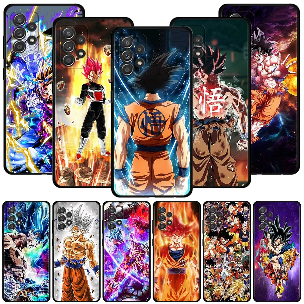 Чехол для телефона Dragon Ball Z Super DBZ Goku силиконовый чехол Samsung Galaxy A51 A12 A52 A32 A21s A71 A31 A02s