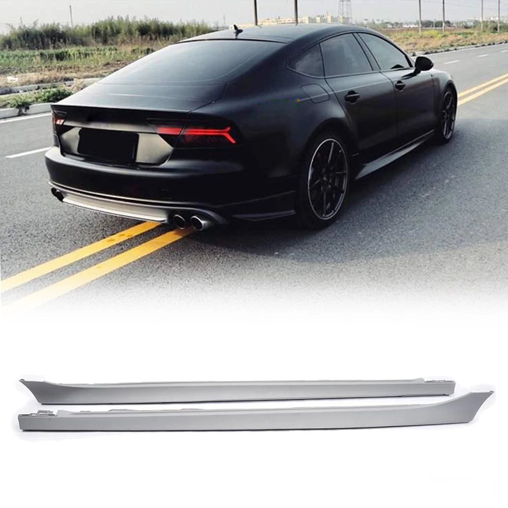 Car Body Kits Side Skirts Apron For Audi A7 S7 Rs7 20112014 Car Side