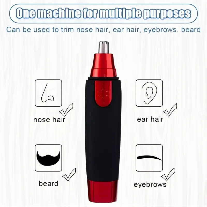 Nose And Ear Hair Trimmer Cordless For Painless Facial And Eyebrow Grooming Nose Ear Cleaning Trimmer Razor nose hair trimmer,electric nose hair trimmer,electric hair trimmer,ear hair trimmer,electric nose and ear trimmer