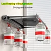 No Drill- Shelf Foldable Wall Shelves Holder Organizer Retractable Laundry Drying Storage Racks Gap Shelf For Bathroom Balcony 5