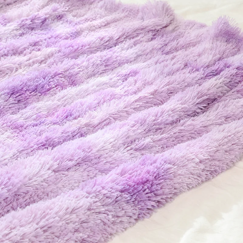 Tie Dye Plush Pillowcase Double Headboard Cushion Crystal Velvet Sofa Pillow