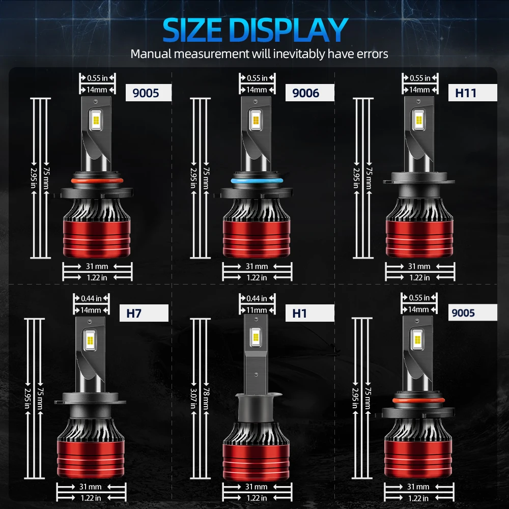 LED Car Lights LED Lights LED Bulbs LED Headlights LED Car Headlights Car Headlamps 600000 Brightness H4-H11 LED Car Headlight Bulb