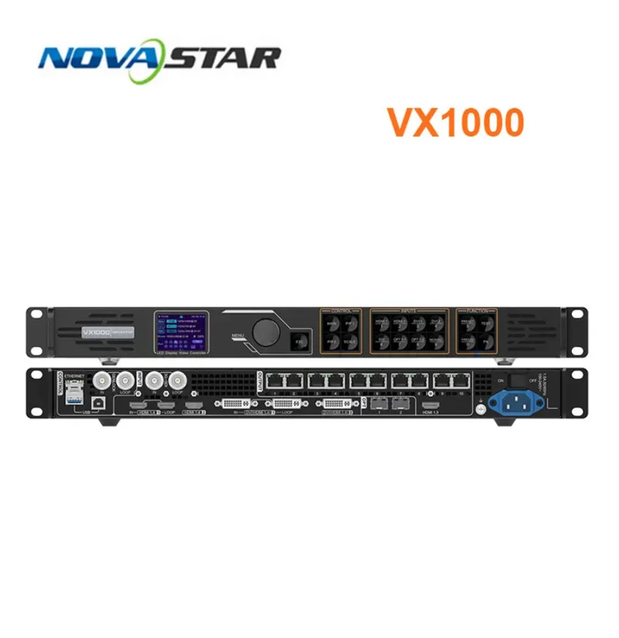 Novastar 올인원 컨트롤러 비디오 프로세서, 2K, 4K, 8K LED 비디오 패널 시스템 컨트롤러, VX1000, VX600