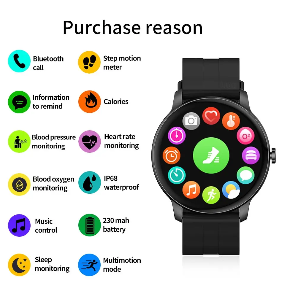 LIGE Smart Watch Men Bluetooth Call Bracelet Blood Pressure Monitor Clock Fitness Tracker Sports Watches Men's Smartwatch Women
