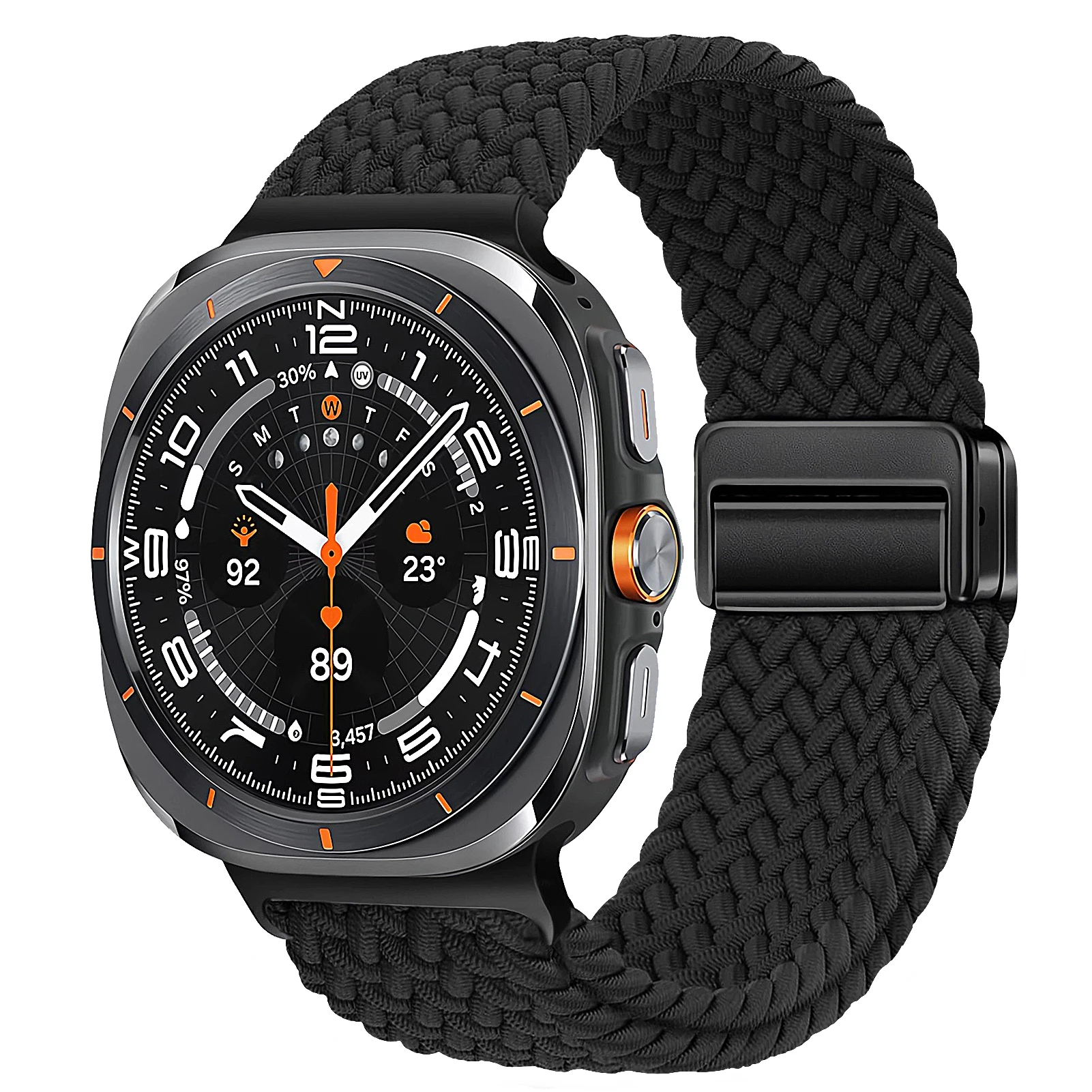 Magnetic Nylon Braided Wrist Strap Bracelet
