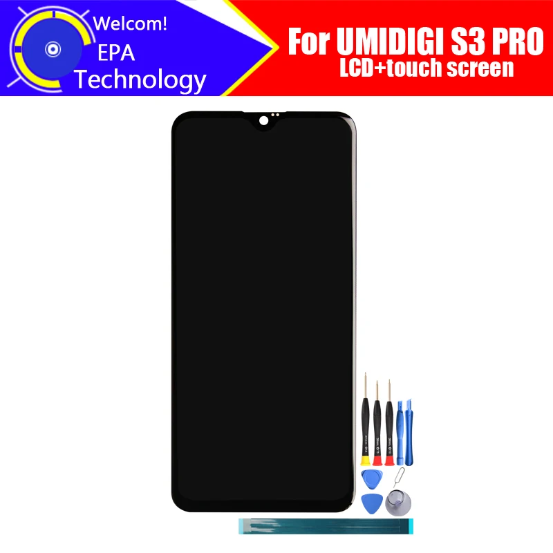 

6.3 inch UMIDIGI S3 PRO LCD Display+Touch Screen Digitizer 100% Original New Tested LCD Screen Glass Panel for UMIDIGI S3 PRO.