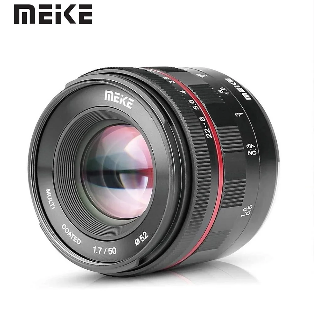 Meike 50Mm F1.7 Obiettivo Di Messa A Fuoco Manuale Full Frame Per Fujifilm X-Mount Xs20 Xe4 Xt4 Xt5 Xt30 Ii X-T10 X-T2 X-T20 X-T100 X-Pro2 X-A10