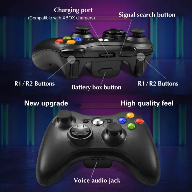 Xbox 360의 짜릿한 세계로 뛰어드는 최고의 컨트롤러