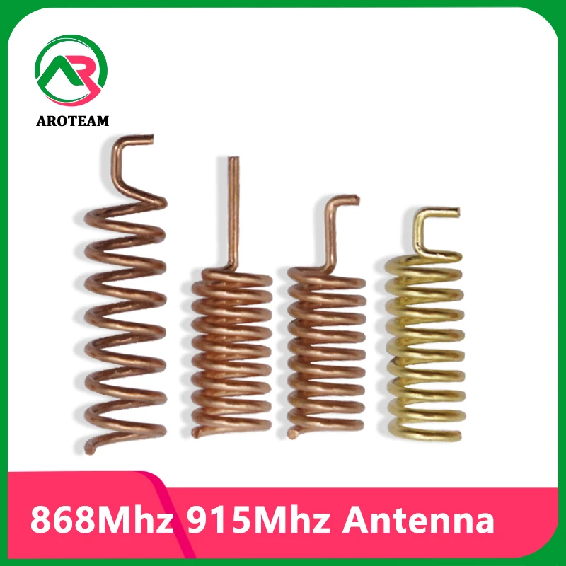 

100PCS 868Mhz 915Mhz Lora Coil Omni Spring Antenna 2~3dBi Internal Copper Omni Helical Aerial Signal Booster For Wireless Card