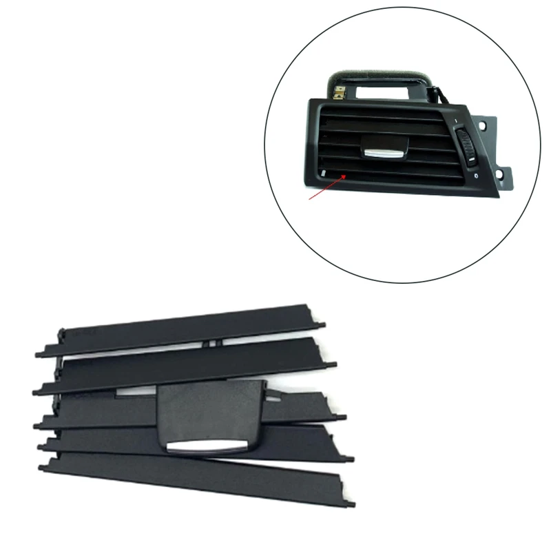 

Car Left Air Outlet Grille AC Vent Slide Clip Repair Kits Parts For BMW X3 F25 2011-2017 X4 F26 2013-2018 64229184143 RHD