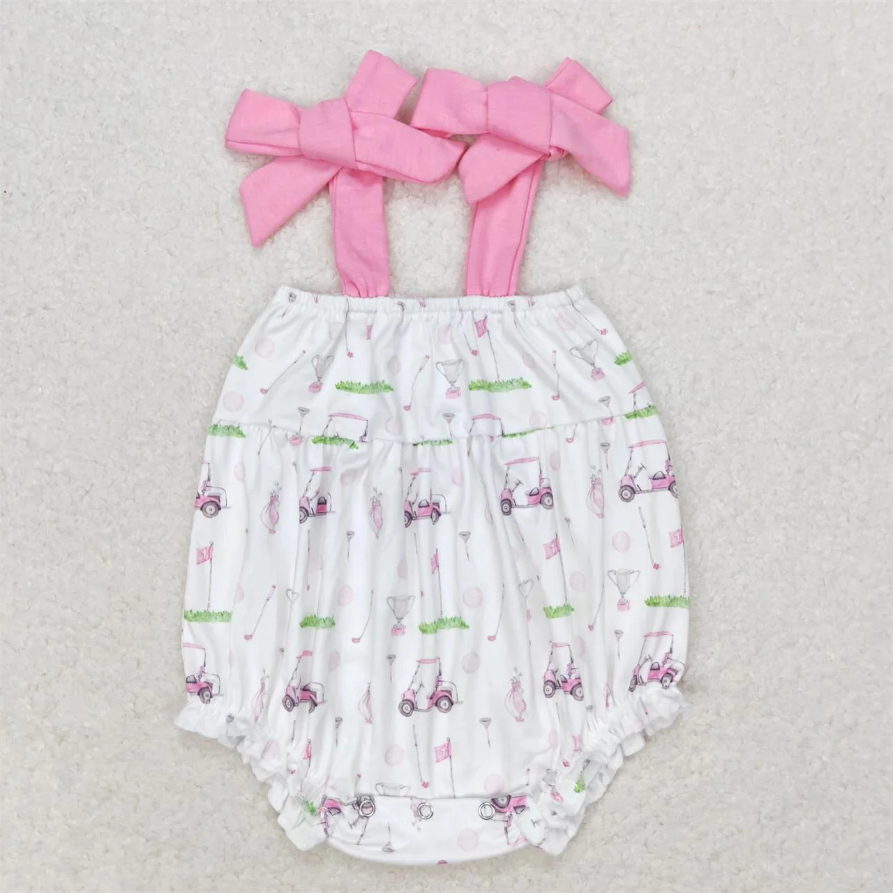 Wholesale Kids One-piece Jumpsuit Newborn Coverall Toddler Summer Romper Bodysuit Baby Boy Girl Ball Trucks Jumpsuit 4