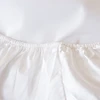 Luxury Satin Fitted Sheet High-End Monochrome Mattress Cover With Elastic Band Bedsheet Home Hotel Bedding Fit Sheet 5