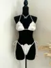 Sexy Bikini Swimsuit with Skirt Bandage Swimwear Women Brazilian Bikini 3 Pcs Bathing Suit A Line Skirt Summer Female 6