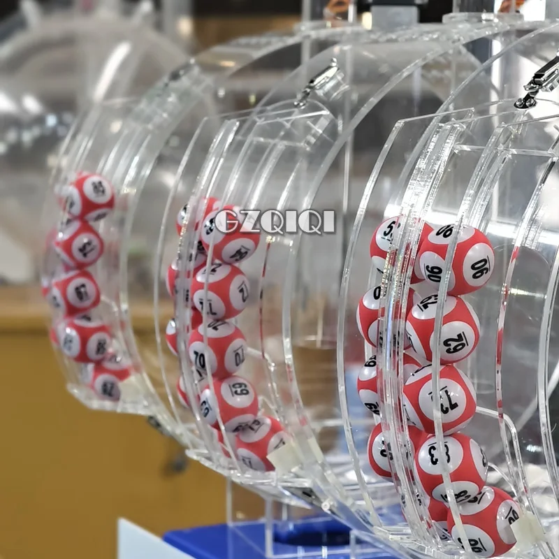 Popular lottery machine with 3 cylinders and balls holder for pick 3 game