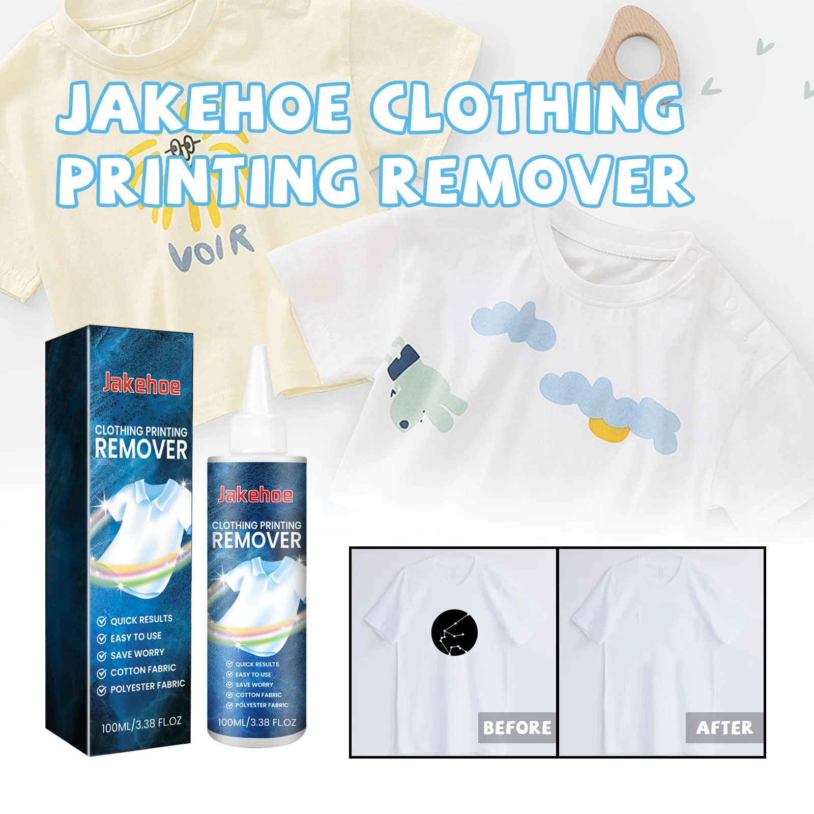Heat Transfer Vinyl Remover T-shirts Skirt Canvas Bag Rapid Remover Adhesive Powerful Residue 100ML