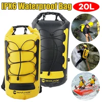 20L Outdoor Storage Backpack Dry Wet Separation Insulated Backpack Waterproof Collapsible Bag Kayaking Rafting Storage Bag 1