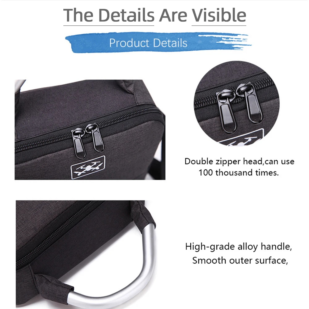 Sac à bandoulière pour Drone Fimi X8, étanche, rigide, noir