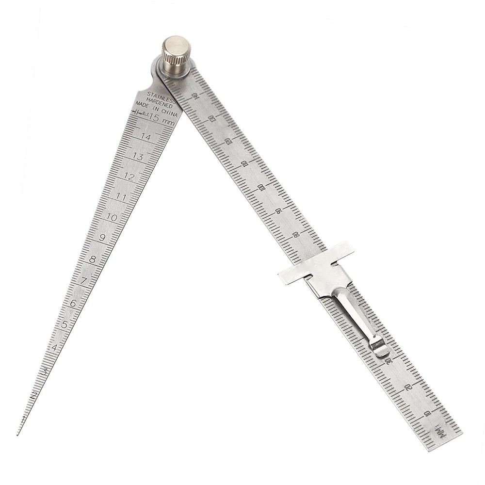 Bore Measurement Feeler Gauges Wedge Taper Ruler Stainless Steel for Drill Hole Measuring Tool 1-150mm