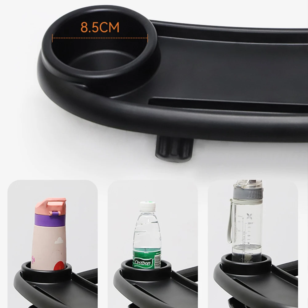 3 In 1 Infant Stroller Dinner Table Tray Antislip Milk Bottle Cup Holder Universal Stroller Tray for Stroller Accessories