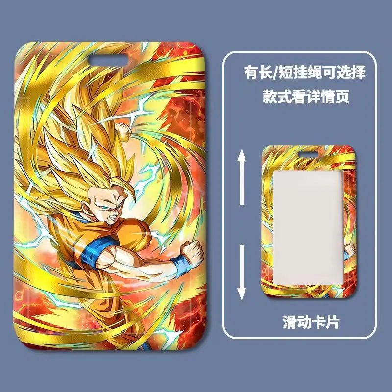 Dragon Ball Colored Campus ID Lanyard Clip Card Sleeve Anime Figure Son  Goku Vegeta IV Piccolo PC Hard Shell Children's Toy Gift - AliExpress