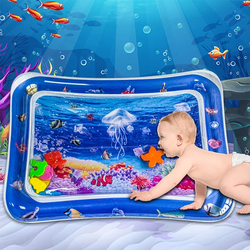 

Children's Mat Baby Water Play Mat Inflatable Toys Kids Thicken PVC Playmat Toddler Activity Play Center Water Mat for Babies