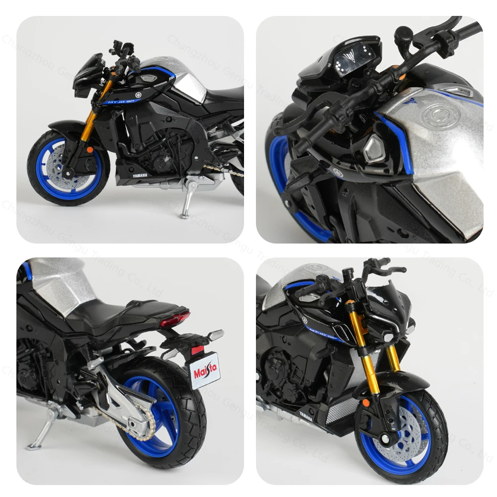 Maisto 1:18 2023 Yamaha MT10 SP Static Die Cast Vehicles Collectible Hobbies Motorcycle Model Toys 6
