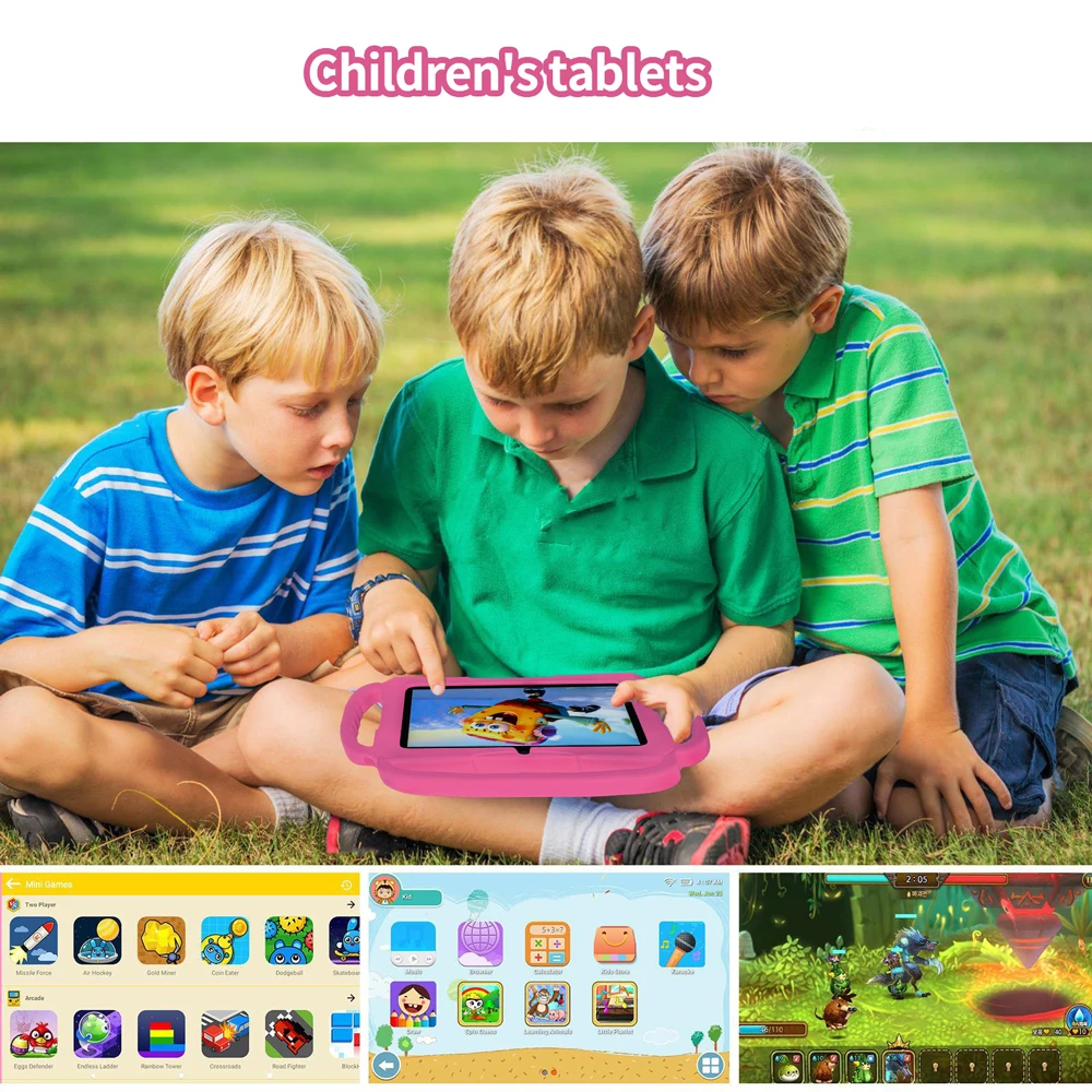 2025 New 7.0-inch Children's Tablet Supports Google Learning Education Dual Camera 4GB+64GB Android 13 Children's Software 3