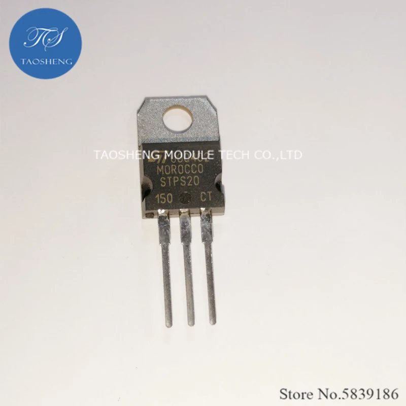 

1PCS STPS20150CT 20A 150V Schottky Barrier Rectifier