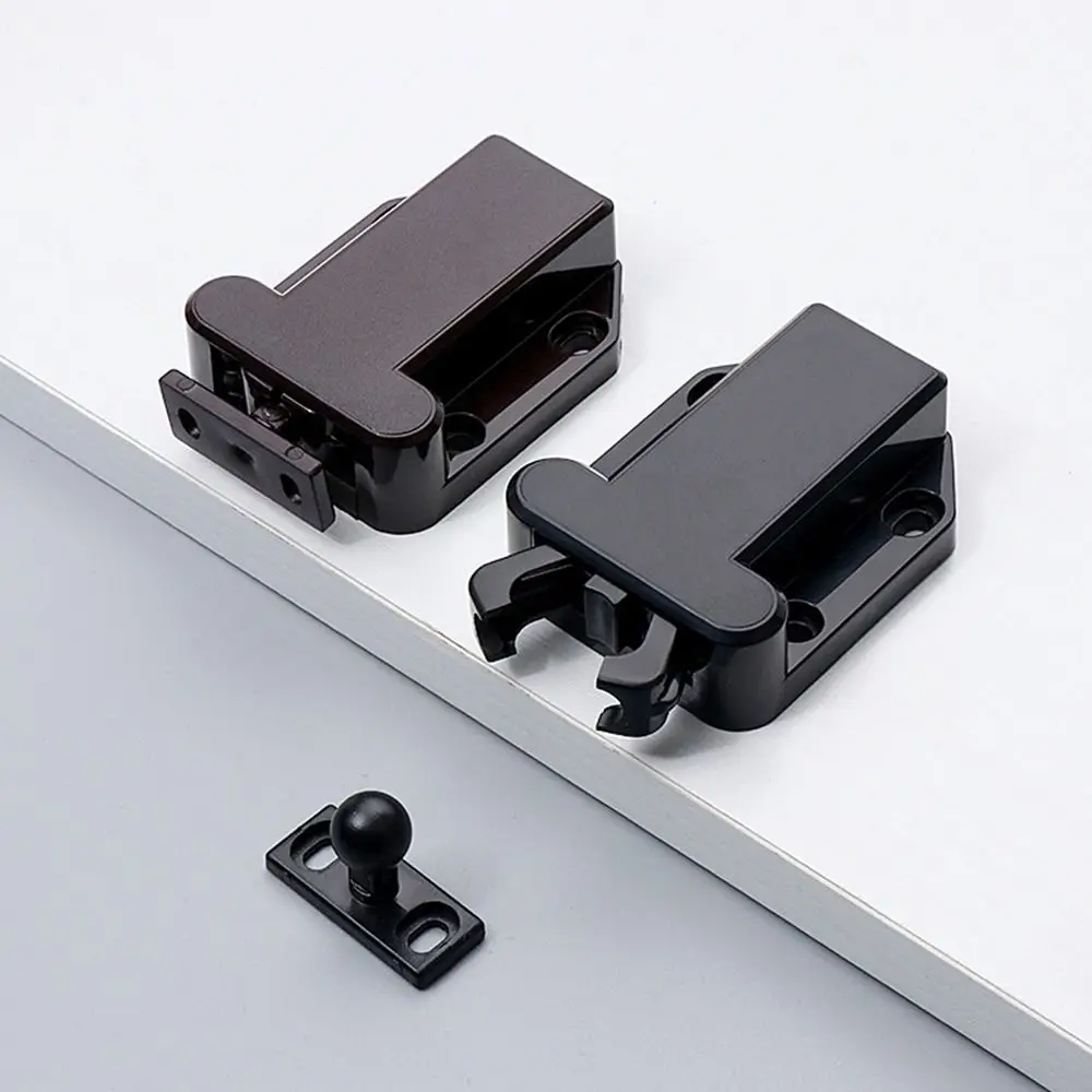 Push To Open Door Bouncer Bouncing Press Type Cabinet Catches Handle-free Invisible Cabinet Pulls Catches Panel Opener Closer door latch