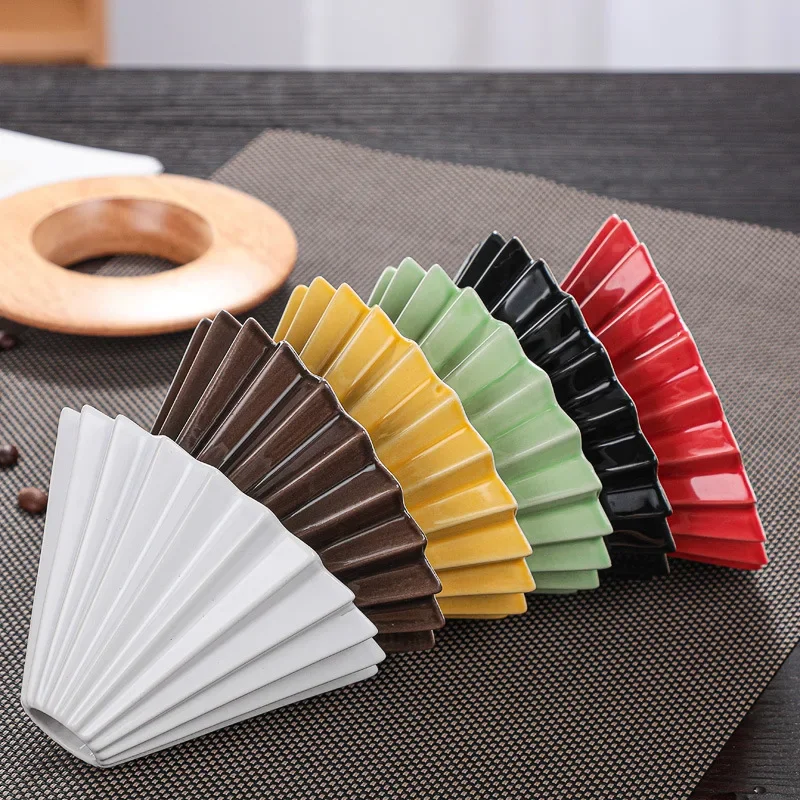 

Ceramic Household Filter V-shaped Funnel Coffee Pot with Coffee Paper Set Filter Tea Set Coffee Tool