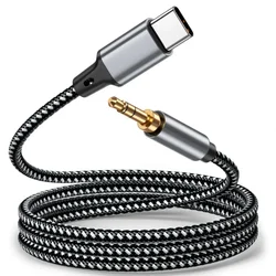 USB - C to 3.5mm AUX Audio Adapter Cable - High - Fidelity Sound Connector for Headphones and Car Stereo (TYPE C to 3.5Mm)