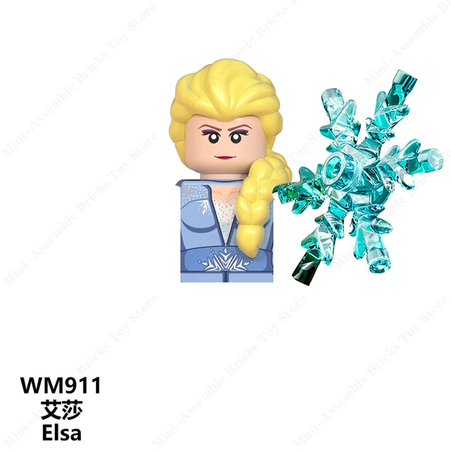 Disney Mini Action Toys Figures Building Blocks Cartoon Toy Story Mickey Mouse Winnie The Pooh Frozen Stitch Donald Duck Bricks 911
