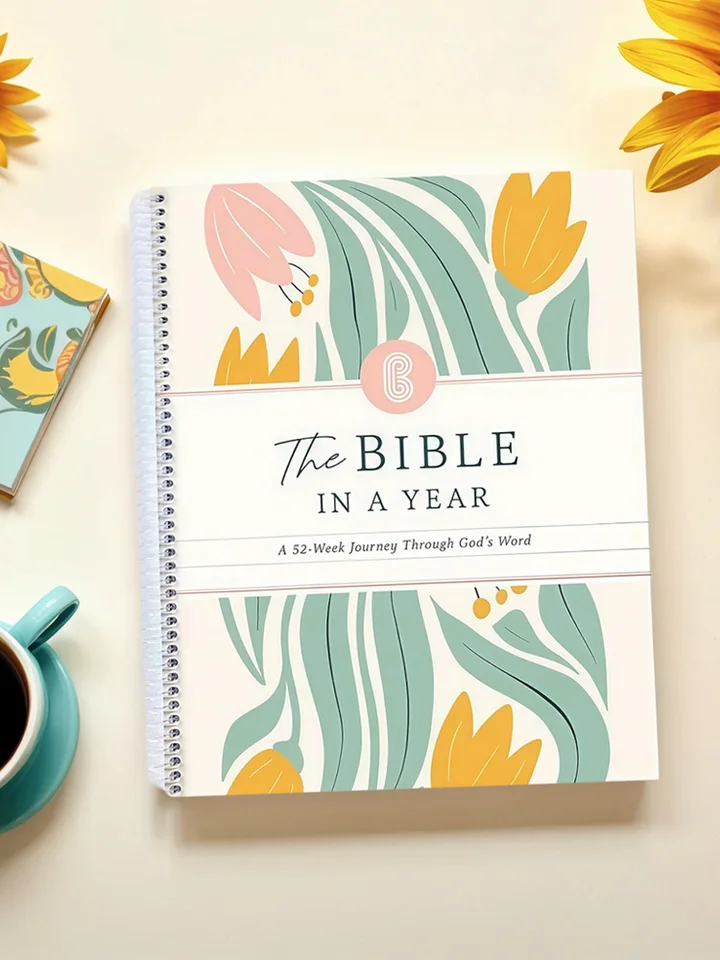 Bible in A Year 52 Week Study Guide Notebook