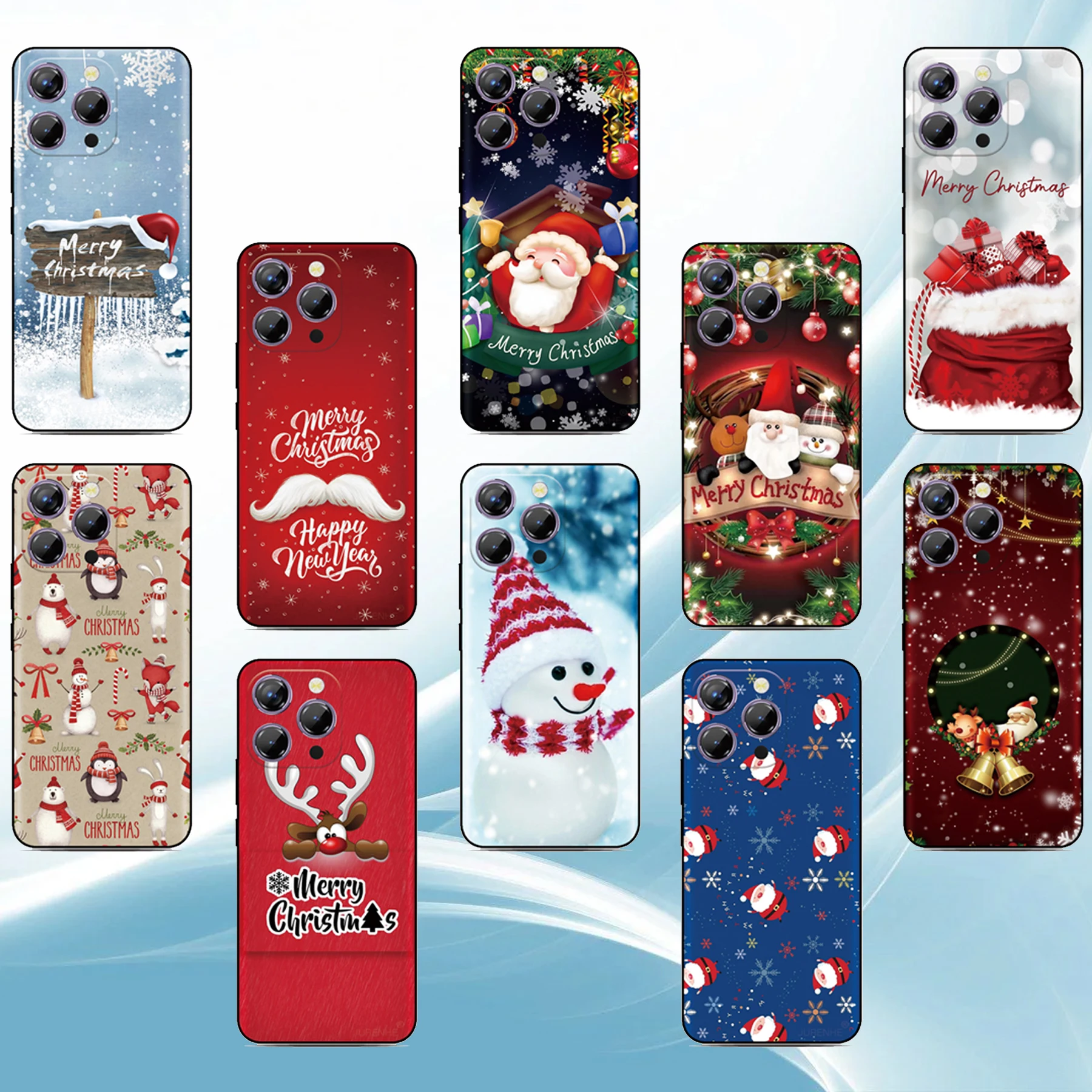 Festive Merry Christmas Phone Case Back Cover
