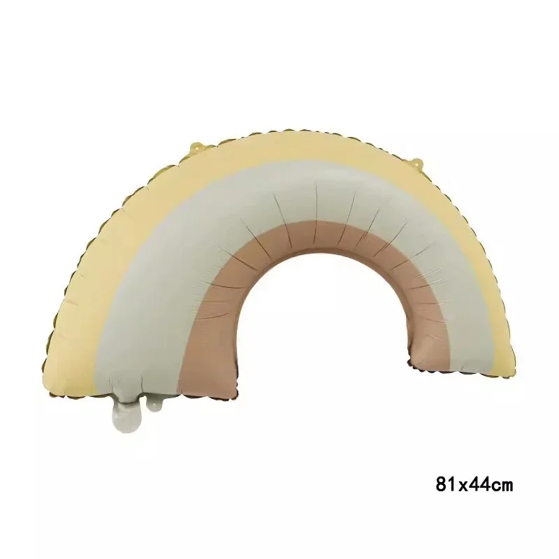 Cute Matte Balloon Rainbow  Car Airplane Bear Birthday Balloon Party Party Scene Decoration Aluminum Film Balloon