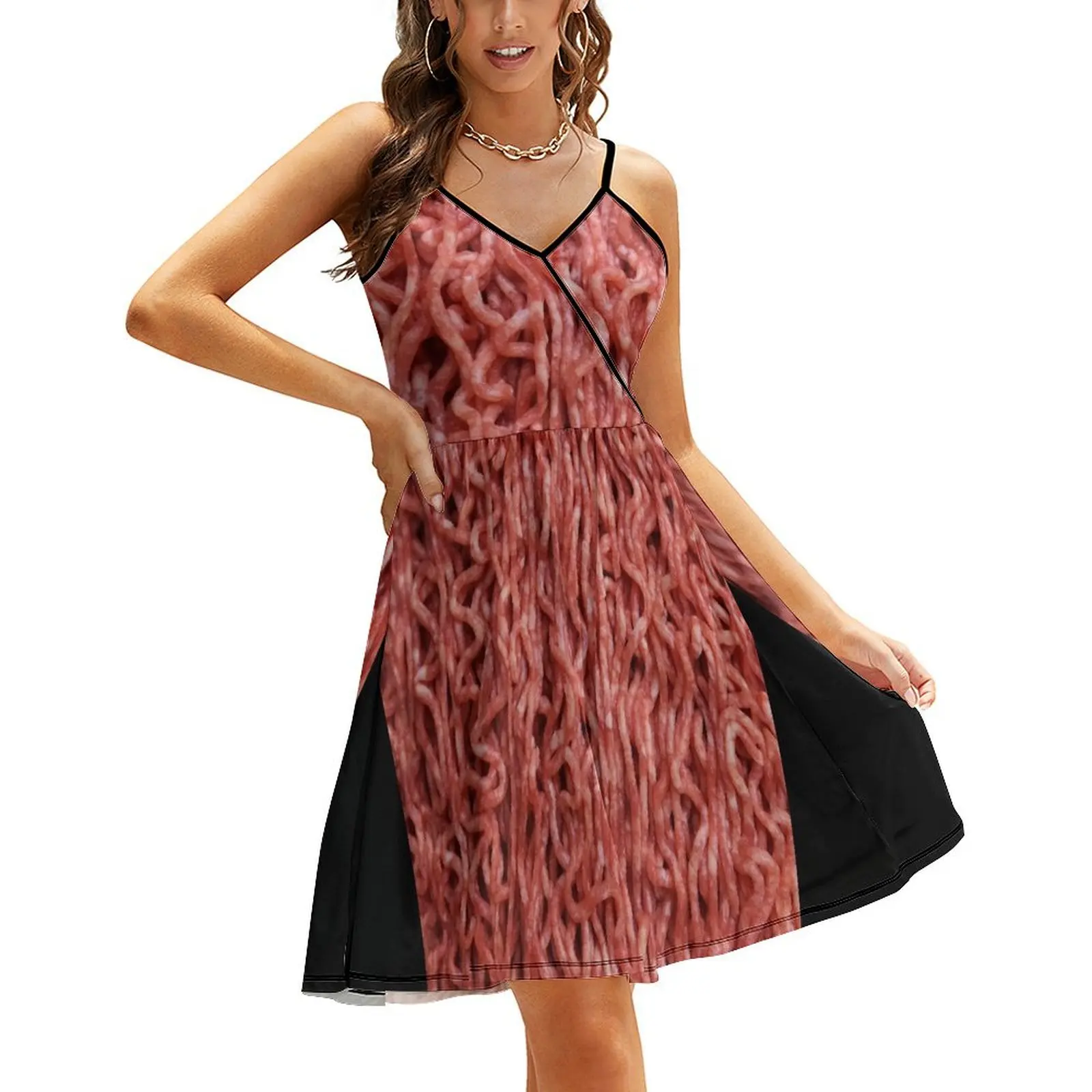

Raw Ground Beef Sling Dress dress Elegant gowns Dress woman